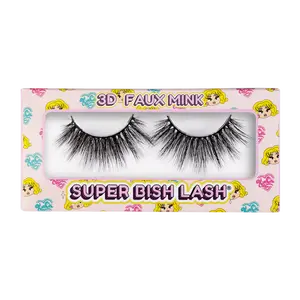 KimChi Chic Beauty Super Bish Lashes - High-Quality Synthetic Fibers for Longer and Fuller Lashes - Faux Eyelashes