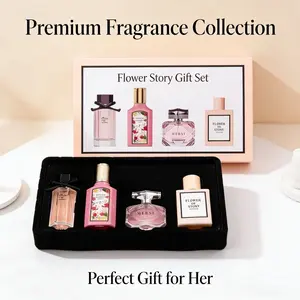 Women's Floral Perfume Set of 4, Enhance and Release Your Charm, Attract Your Loved Ones, Ideal Gift, 30ML X 4, Fragrance Gift Set