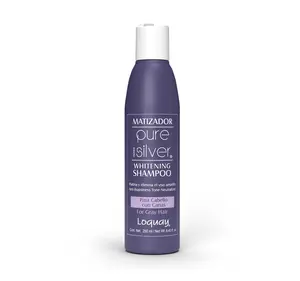 whitening shampoo 8.45 fl oz | for gray hair | anti-brassiness tone neutralizer | pure silver
