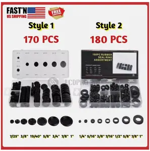 170/180 Rubber Grommet Assortment Kit Set Firewall Hole Electrical Wiring Gasket