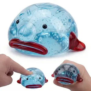 Blob Fish Squishy, Blobfish Squishy, Sugar Ugly and Cute Fish , Moldable Slow Rise Relaxing Sensory Fidget Stress