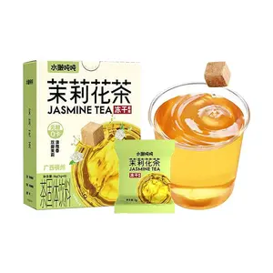 OTTERdun Jasmine Tea Freeze-Dried Instant Tea Blocks 8g - 0 Sugar 0 Calorie, Light Fragrance, Smooth & Refreshing