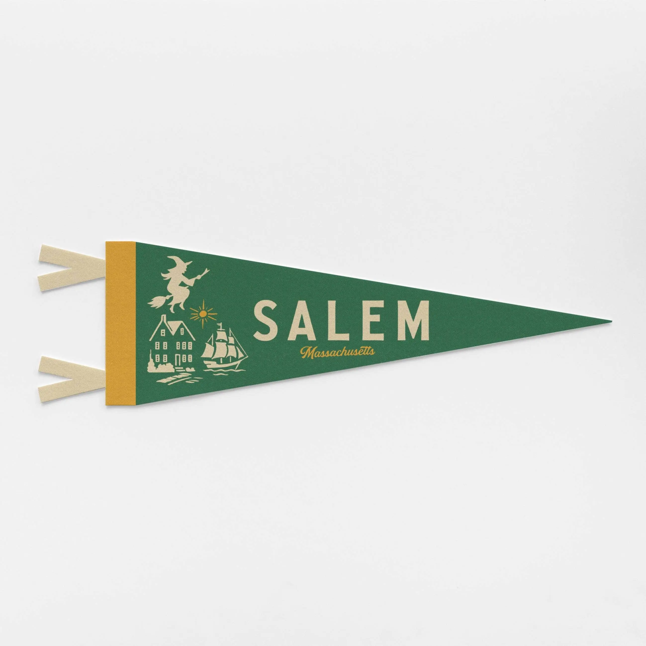 Salem Massachusetts Felt Pennant