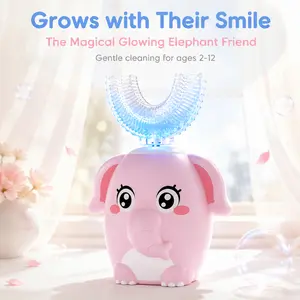 Baby Toothbrush, Toddler Toothbrush – U Shaped Electric Toothbrush for Kids, Sonic Toothbrush, Soft Silicone U-Shaped Toothbrush summerwins