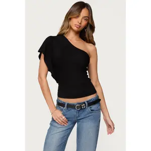 Asymmetric One Shoulder Top