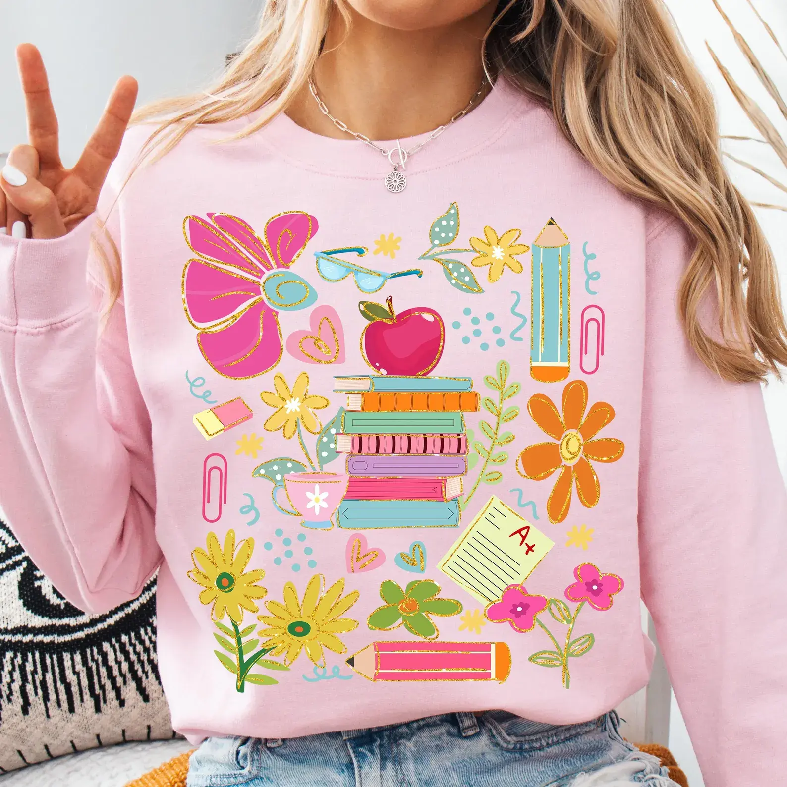 Boho Floral Teacher Shirt, Last Day Of School Shirt, Preppy Teacher Appreciation Gift, Teacher Wildflowers Shirt, Teacher Shirt, Gift For teacher