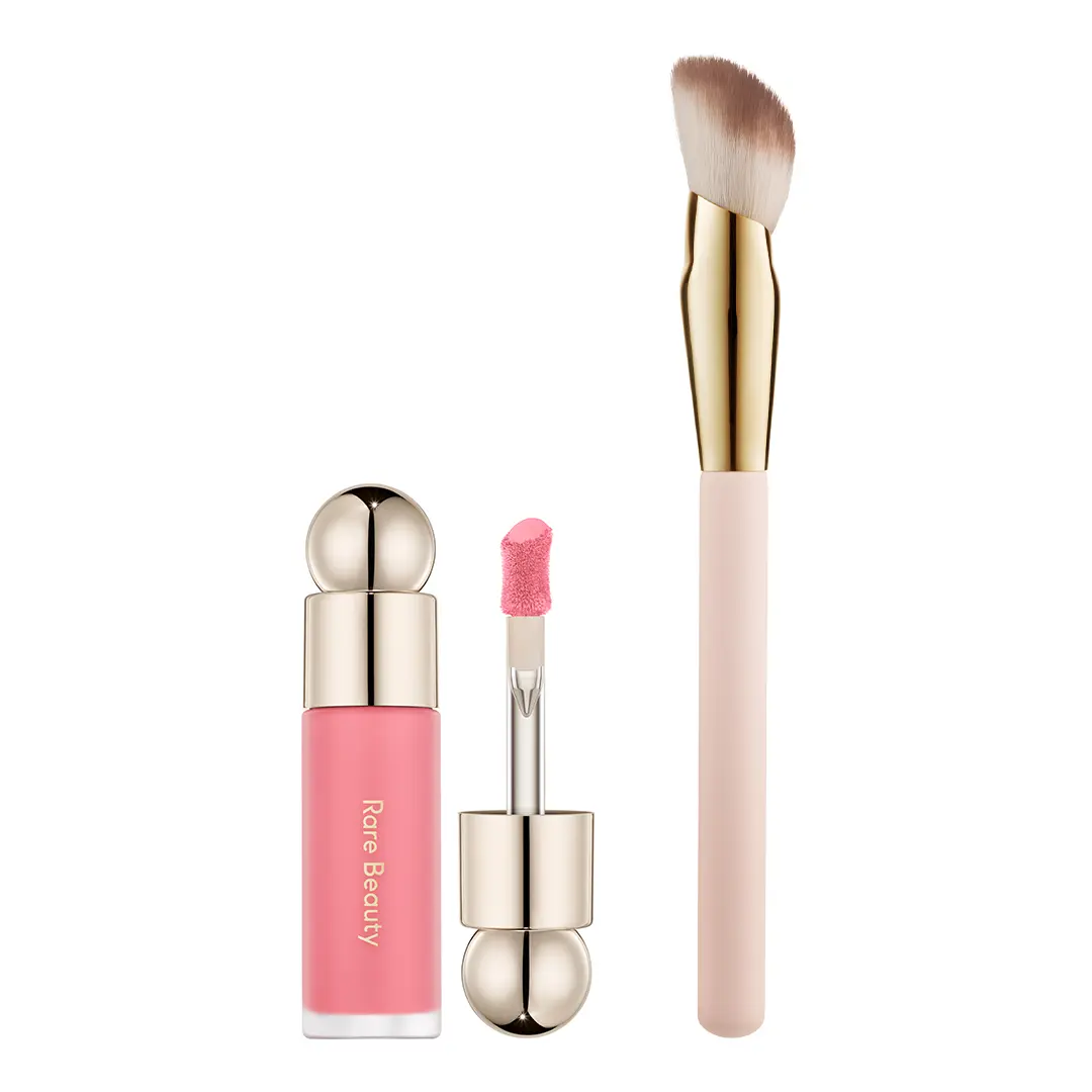 Soft Pinch Blush & Brush Set- Happy & Blush Brush