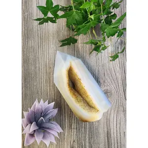 Agate and Citrine Tower