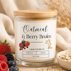 Oatmeal & Berry Brûlée Candle