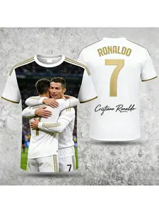 Men's summer outdoor sportswear Ronaldo #7 T-shirt quick-dry breathable sports shirt