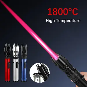 1800C High Temperature Spray Gun Butane Gas Lighter,Outdoor Camping And Barbecue Equipment,Camping Equipment, Picnic Accessories, Kitchen Cooking, Outdoor Survival Tools, Father's Day Gift, Birthday Gift, Perfect For Camping And Holiday Barbecue
