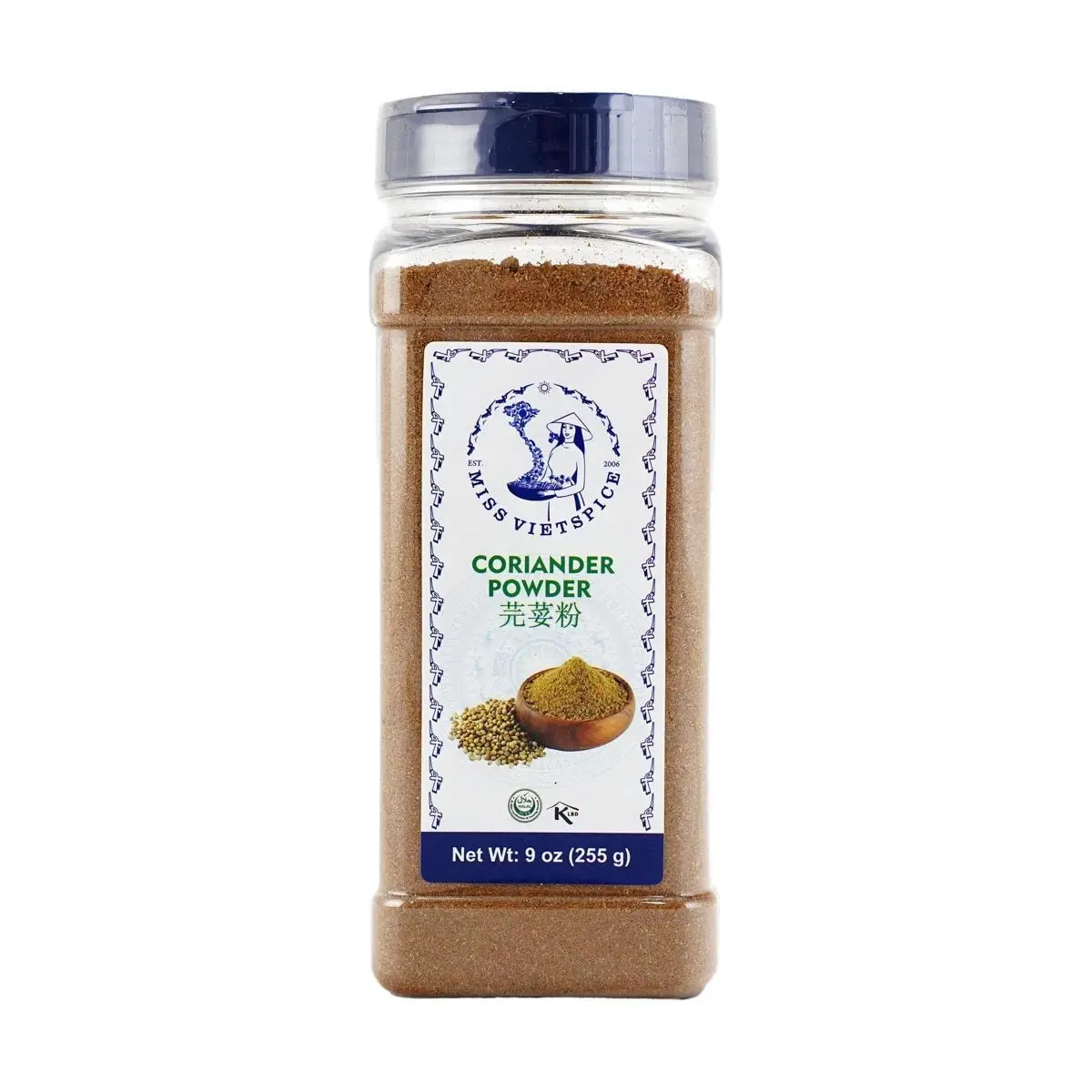 MISS VIETSPICE Vietnamese Coriander Powder 255g - Perfect for PHO, Marinades, BBQ, Curry, Soups & Baking