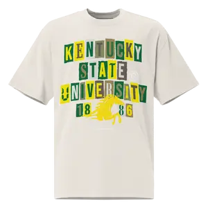 Dungeon Forward - Kentucky State University - The Collage - Oversized Tee