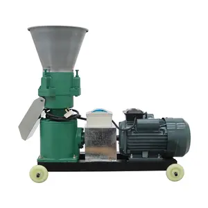 YOKOMA Animal Feed Pellet Mill Machine Only Body Livestock Forage Farm Granulator 3 Head Rollers  220V 3KW 200kg/h
