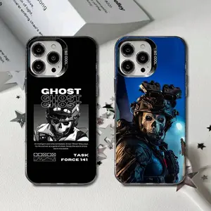 COD Call Of Duty Ghost Phone Case For iPhone 17,16,15,14,13,12,11,8,7,Pro,Max,Plus,Mini,XS,SE Anti Fall Black Matte Hard