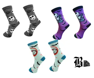 Skelly Socks unisex  crew style socks available in three different colors
