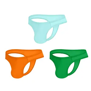 Men’s Modal Thong Underwear – Low Rise Sexy T-Back, Breathable Soft Stretch Pouch, Cheeky Backless Design for All-Day Comfort