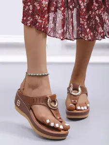 Women's Fashionable PU Leather Slides, Casual Comfortable Platform Slippers for Beach, All-match Commuter Shoes for Work & Daily Wear, Girl