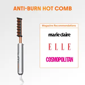 【BOGO SALE】SHEGLAM HAIR Anti Burn Hot Comb for Effortless Straightening-Effortlessbeauty- Coachella