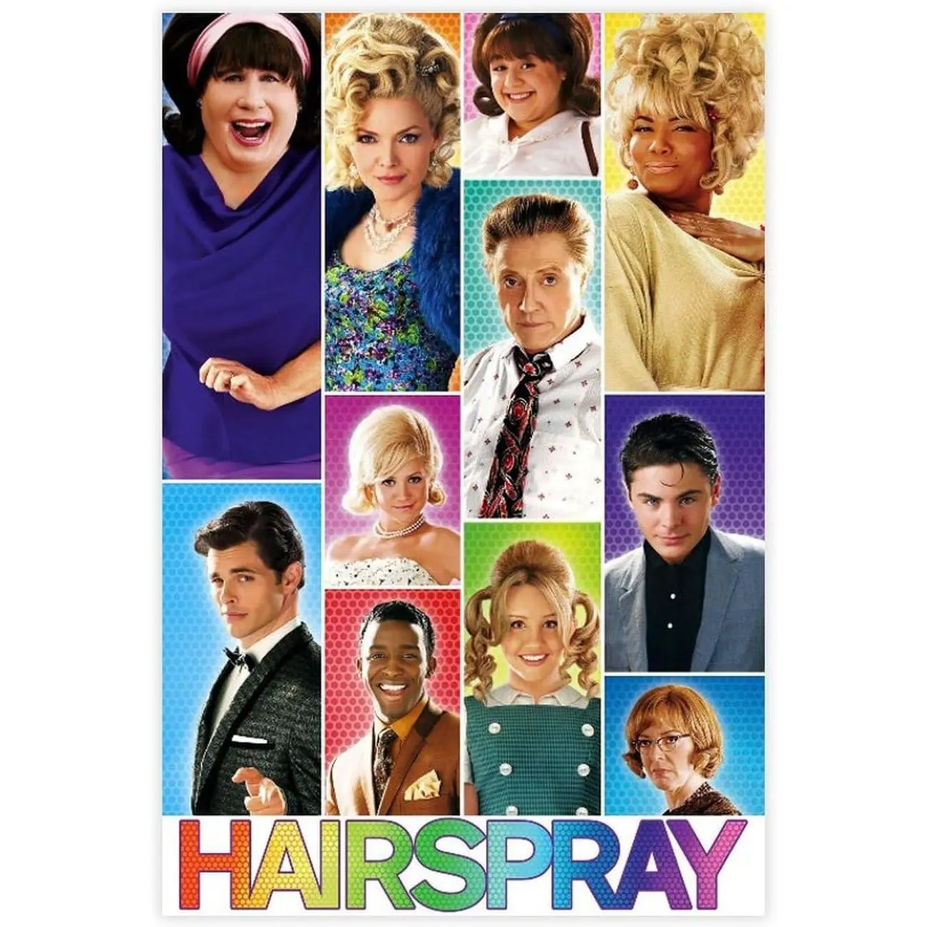 Hairspray Movie Artistic Canvas Poster Print, Wall Decor for Home Inspo - Hallway, Bedroom & Office Decoration, Home Supplies Painting Gift, Aaa+++ Grade
