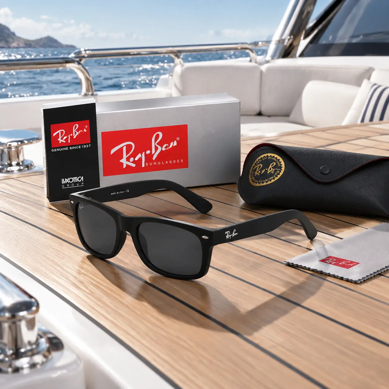 Classic Wayfarer R2140 Sport Sunglasses Lens UV Square Frame Suitable For Travel And Outdoor