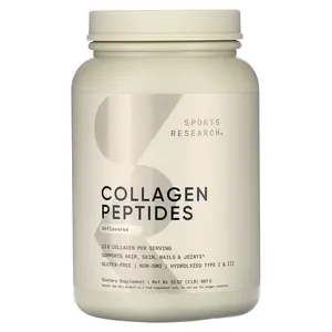Sports Research Collagen Peptides, Unflavored, 2 lbs (907 g)