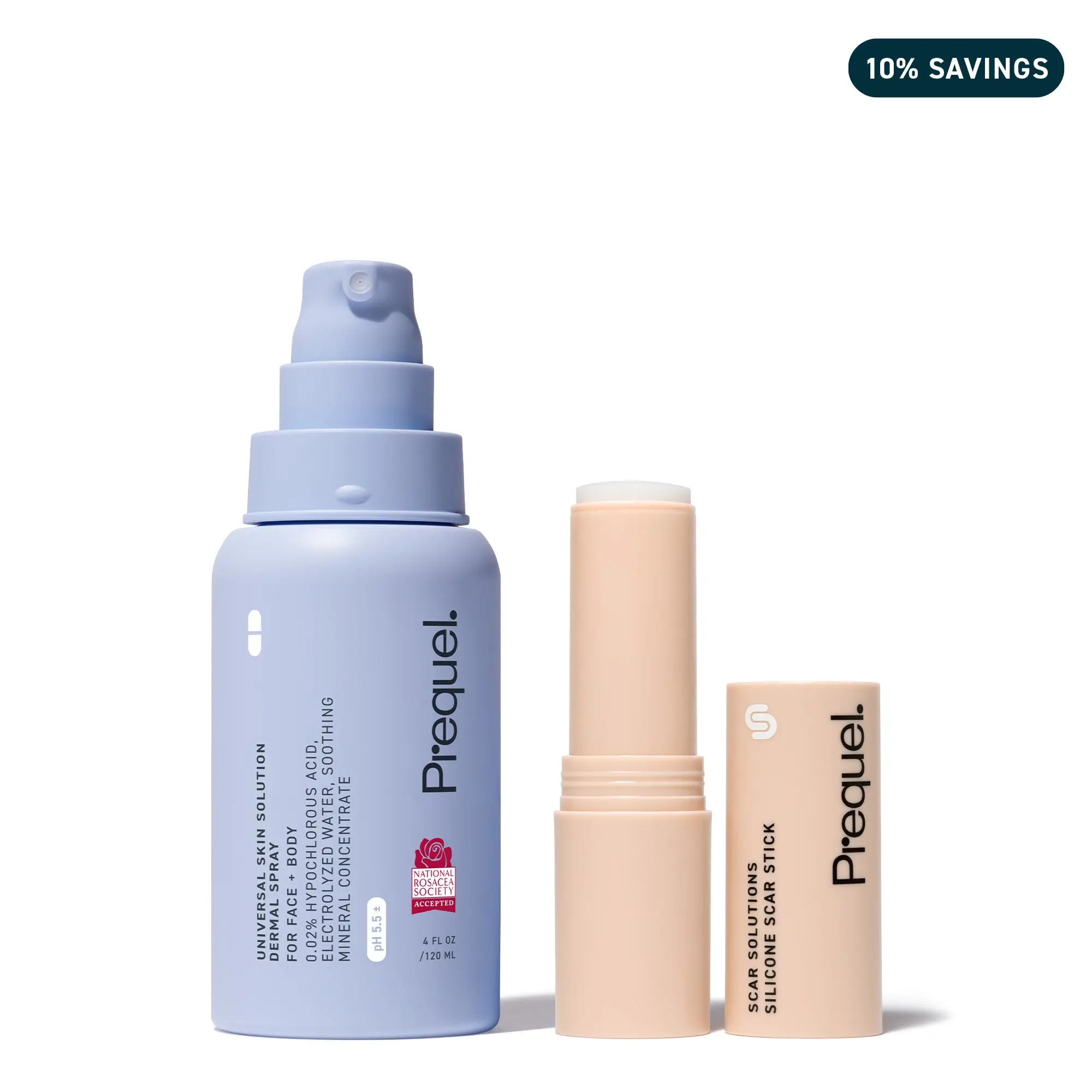 Problem Solvers Set - Universal Skin Solution Hypochlorous Acid Spray & Silicone Scar Stick Problem Solvers Set - Universal Skin Solution Hypochlorous Acid Spray & Silicone Scar Stick