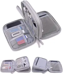 Diabetic Supplies Bag Travel Case Organizer for Insulin Pens Blood Sugar Test Strips Glucose Meter Lancets Lancing Device Syringes Alcohol Wipes Diabetes Testing Cable Organizer Pouch Waterproof Double Layer Electronics Storage Cords Chargers Accessories