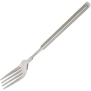 Extendable Forks,long fork,Stainless Steel Fork, Retractable Travel Fork,BBQ Forks Machine Washable for Dinner Pasta Dessert Salad Extended To 25 Inches,Shortest To 8.67 Inches (1)