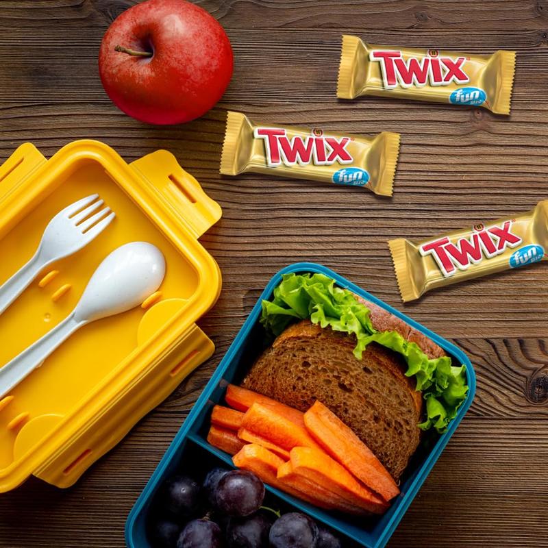 Caramel Cookie Milk Chocolate Bars Individually Wrapped Party Candy Chocolate Candy Bars, 10.83 Oz Bag