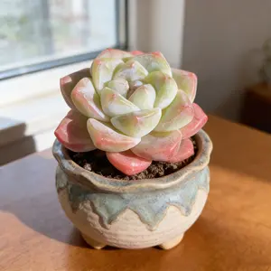 Echeveria ‘Ice Green’ Succulent  Live Plant Bare Root | Easy Care Houseplant for Beginners | Aesthetic Plant Decor Gift