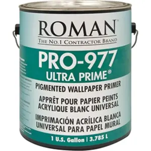 212 MAIN ROMAN PRO-977 1-Gal Pigmented Wallpaper Primer, Wallpaint Primer for Drywall, Car Paint Care Maintenance