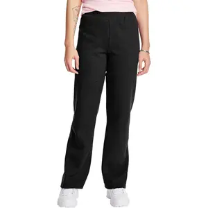 Hanes Women's EcoSmart Fleece Petite Sweatpants, Open Bottom Sweatpants, Regular & Petite Sizes