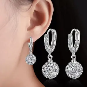 Earring round ball earrings women
