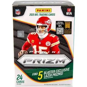 2025 Prizm Football Blaster Box- Lazer Sports Trading Cards