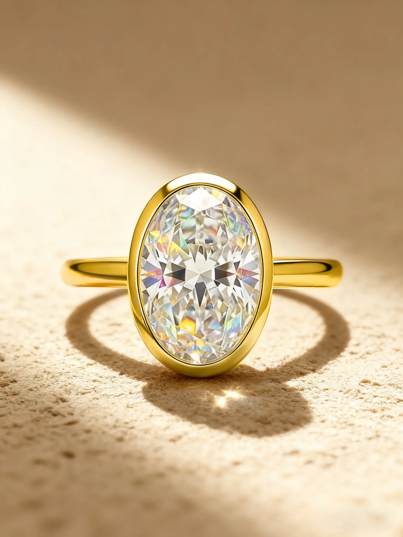 1 PC Shine Oval Zircon Ring for Women Fashion Jewelry for Festival Party Daily Clothing Decor Trendy Exquisite Wedding Engagement Promise Ring Engagement Rings Ladies  Anniversary Party Birthday Valentine's Day Festival Gift for Girlfriend