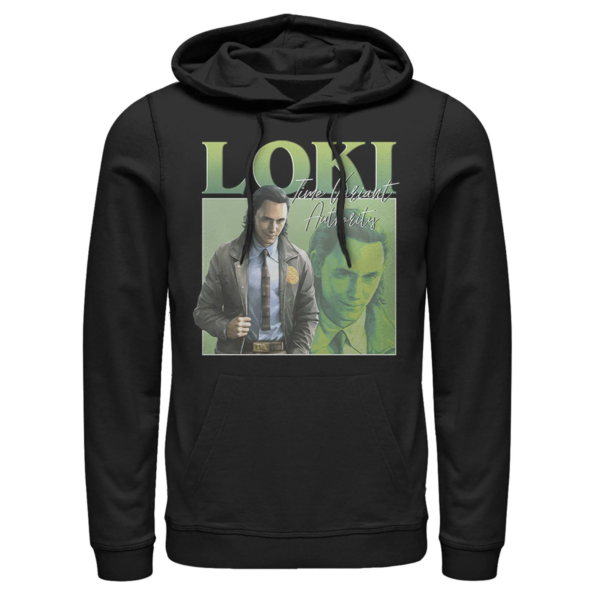 Men's Marvel Loki '90s Portrait Pull Over Hoodie