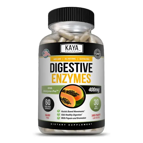 Digestive Enzymes w/ Prebiotic & Probiotics, Gas, Constipation & Bloating Relief