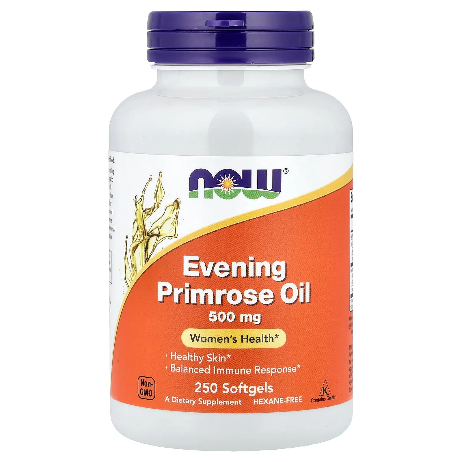 NOW Foods Evening Primrose Oil, 500 mg, 250 Softgels