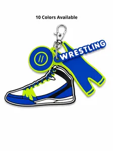 Wrestling Keychain - Shoe/Singlet/Mat - Popular Design - Inspired - Collectible - 3D Print - Wrestler Gift & Accessory