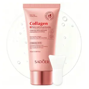 SADOER Nicotinamide Collagen Mask | Firming Peel-Off Formula for Youthful Glow