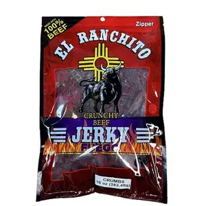 Fuego El Ranchito Crunchy Beef Jerky Net Wt. 2 oz / 6 oz