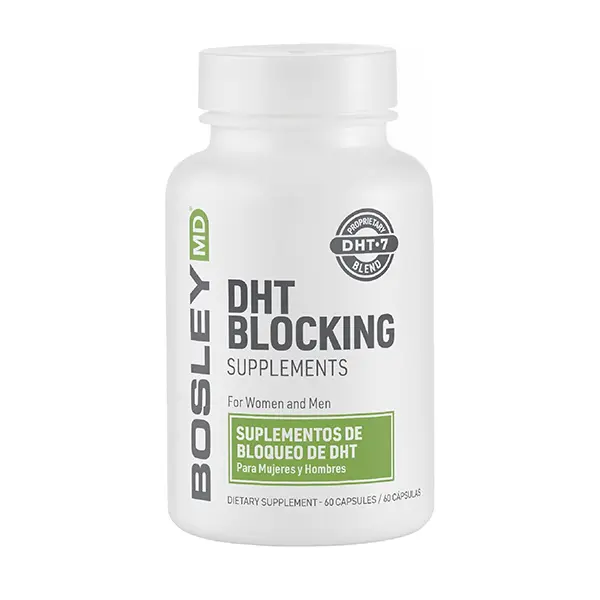 Men & Women DHT Blocking Hair Supplement, Advanced DHT-7 Blend with Saw Palmetto, Reishi Mushroom, Green Tea Extract, Nettle Leaf, Dandelion Root & Pygeum Bark for Thicker, Fuller Hair, 60 Capsules