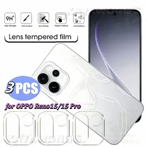 KAYKWONG'S 3-Pack Rear Camera Lens Protector Film For Oppo Reno15/15 Pro , 9h Ultra HD Full Coverage Anti-Scratch Mirror Sheet, Protective Film for Phones
