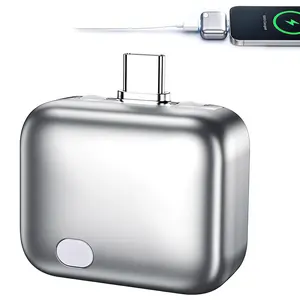 140W PD Type-C Battery Guard, USB-C Smart Auto Disconnect Charging Adapter, Mechanical Self-Eject Anti Overheat Overcharge Protector Compatible with Type-C iPhone 15/16/17, MacBook, iPad, All USB-C Laptops & Tablets for Safe Overnight Charging