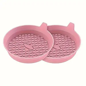 2PCS Silicone circular coaster, silicone anti slip and waterproof car coaster, car anti slip silicone coaster, Car Accessories