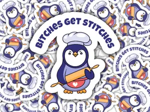 Funny Penguin Sticker