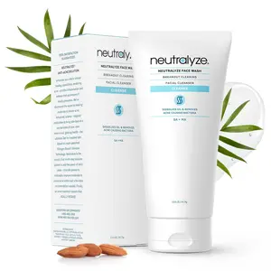 Neutralyze Moderate to Severe Acne Face Wash - Prescription Strength AHA + BHA Facial Cleanser With 2% Salicylic Acid & Mandelic Acid (90+ Day)