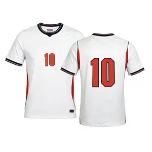 2026 White Bellingham No. 10 Short Sleeve Soccer Jersey