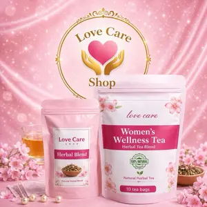 Women's Herbal Intimate Wash Derasine Fibrom Support Kit - 100% Natural Supplement for Cyst Relief, Fertility Support - 10 Bags